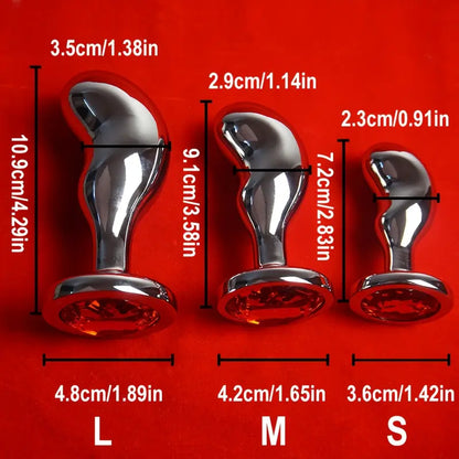 Anal Butt Plug Anal Training Coach Sex Toy Metal Steel Anal Plug Butt Plug