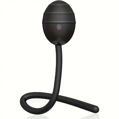 Rolling Ball Anal Plug Silicone Prostate Massager Strong Vibration Anal Trainer