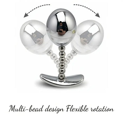 Metal Butt Plug Single Ball Butt Plug Anchor Type T-Shaped Base Base