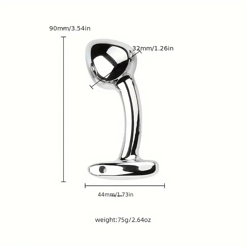 Metal Arc Rear Court G-spot Anal Plug Butt Plug SM MaleAnal Expander