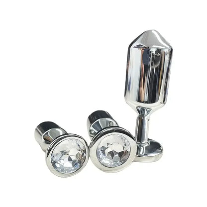 Drill Sex Stainless Steel Gravity Anal Plug Anal Stimulation Masturbation