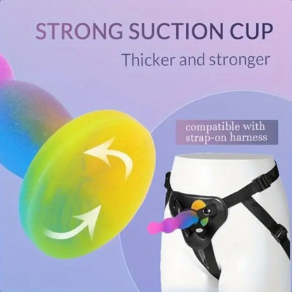6.14 Inch Realistic Dildo Goswetoy Silicone Anal Prostate Butt Plug