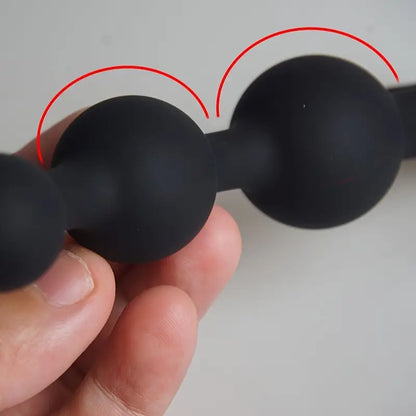 Silicone Anal Beads Balls Dilator Expansion Sex Toy Prostate Massager