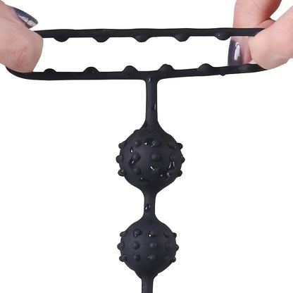 Silicone Gravity Control Anal Bead Toy For Men Adult Toy Accessory