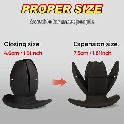 Adult Anal Dilator Silicone Four-piece Design Safe Skin-Friendly Butt Plug