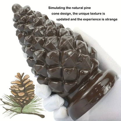 2 Models Pine Cone Shaped Thick Anal Plug For Anal Love Sex Toy