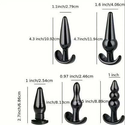 5pcs Anal Plug Set For Different Sensual Anal Sex Toy For Women