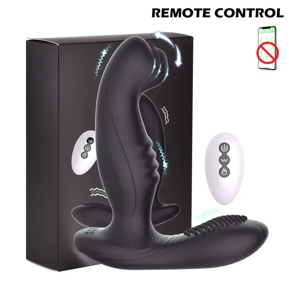 Finger-like Wiggle Prostate Massager Dual Vibrating Anal Vibrator