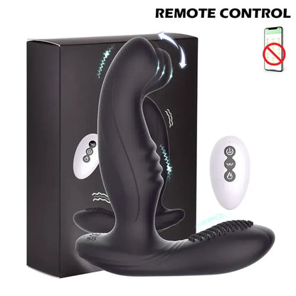 Finger-like Wiggle Prostate Massager Dual Vibrating Anal Vibrator