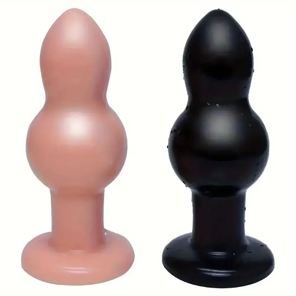 Big Butt Plug With Suction Stimulator Female Masturbation Sex Toy