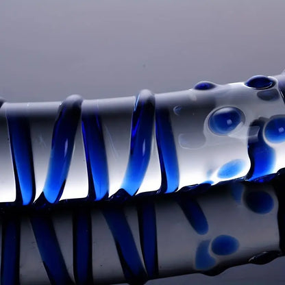 Glass Crystal Masturbation G-spot Butt Anal Pussy Massager Trainer