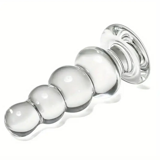 SM Glass Anal Plug Self-Wrist Massager Intimate Couple Play Toy