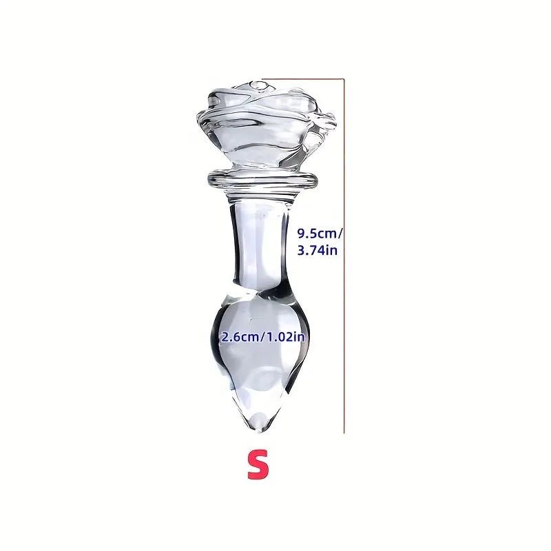 Premium Glass Anal Plug For Couples Adult Sex Toy For Men Women