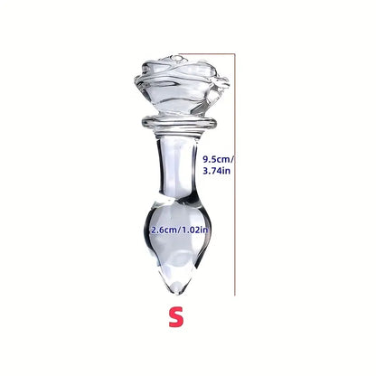 Premium Glass Anal Plug For Couples Adult Sex Toy For Men Women