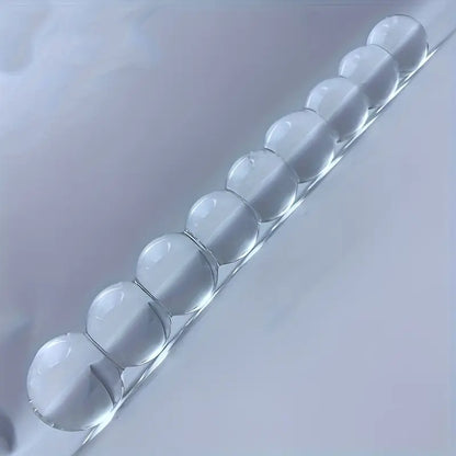 Crystal 9 Beads Glass Ball Rear Yard Pulling Beads Anal Plug Sex Toy