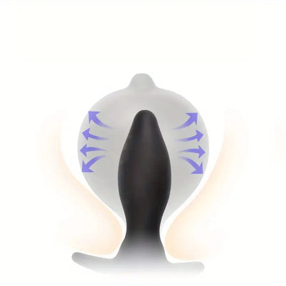 Silicone Inflatable Anal Plug Anal Enema Cleaner Anal Dilator Sex Toy
