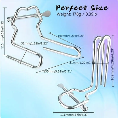 Anal Dilator Vaginal Dilator Personal Wand Massager Metal Anal Plug