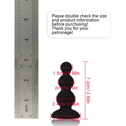 Silicone Anal Plug Prostate Massage Anal Dilator For Men Women