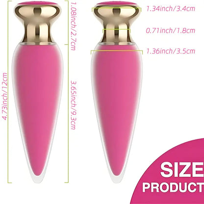 Vibrating Anal Plug Massage Wand Adult Sex Toy Vibrator Stimulator