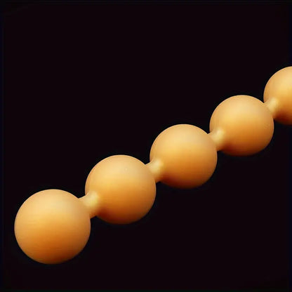 9 Balls Liquid Silicone Anal Beads Soft Butt Plug Colon/Prostate Massage