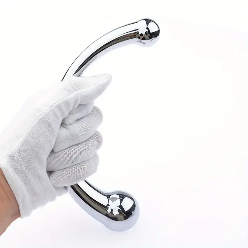 Double Ended Stainless Steel Anal Plug G Spot Prostate Massage Stick