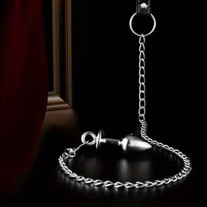 SM Adjustable Anal Plug Detachable Adult Alternative Traction For Flirting