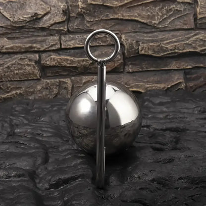 Large Stainless Steel Big Ball Anal Hook SM Sex Bondage Prostate Ball