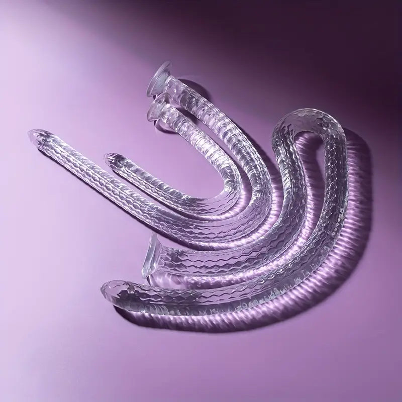 17.7in 29.52in 39.37in Dragon Whip Anal Stump Long Snake Scales Hip Dildo