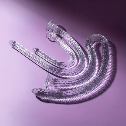 17.7in 29.52in 39.37in Dragon Whip Anal Stump Long Snake Scales Hip Dildo