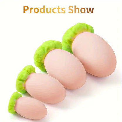 Liquid Silicone Huge Egg Ball Anal Plug Big Butt Plug Anus Expansion