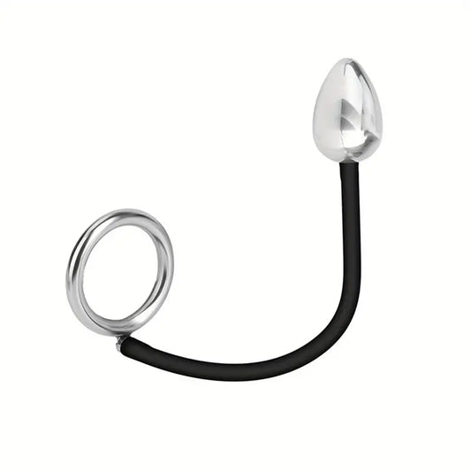 Anal Plug With Penis Ring Butt Plug Waterproof Eroctic Toy For Men