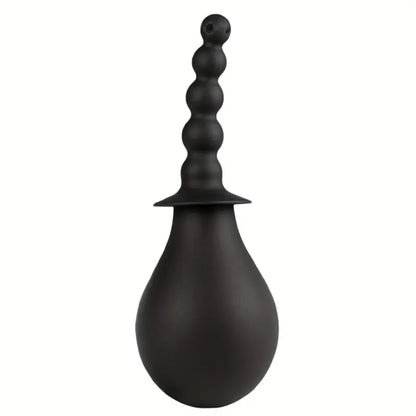 Reusable Silicone Enema Bulb With Comfort Butt Plug Easy Grip Bulb