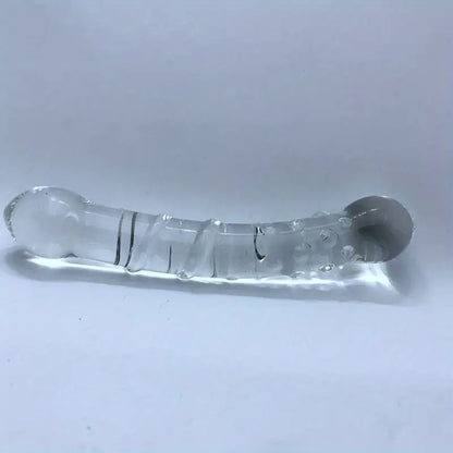 Glass Crystal Masturbation G-spot Butt Anal Pussy Massager Trainer