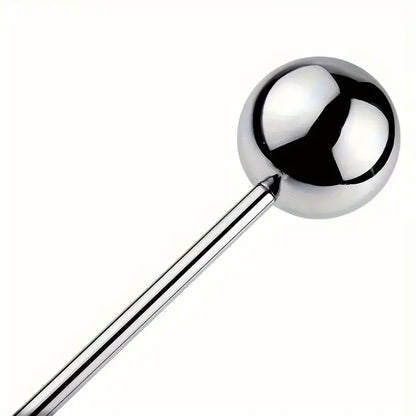 Stainless Steel Handheld Anal Expansion Training Sex Toy For Adults