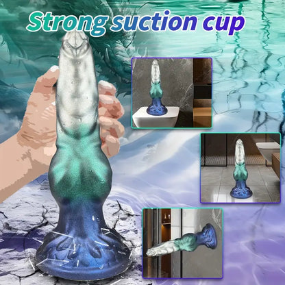 Long Anal Plug Glue Dildo Ass Plug Anal Vaginal Dilator Stimulation