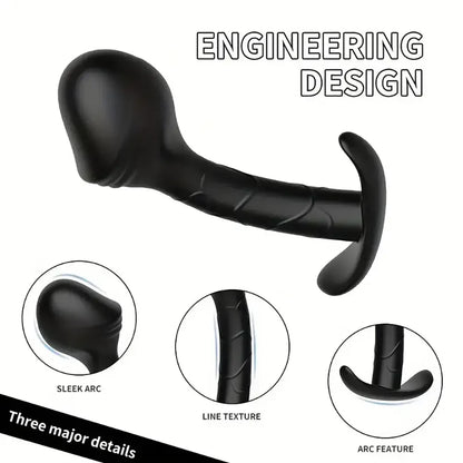 Silicone Anal Plug Set Beginner Anal Training Kit Unisex G-Spot Stimulator