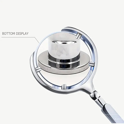 SM Stainless Steel Chastity Penis Ring Hollow Enema Anal Plug