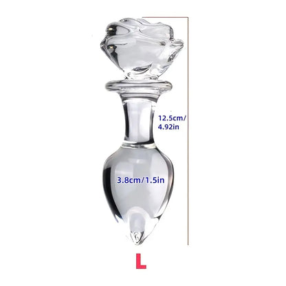 Premium Glass Anal Plug For Couples Adult Sex Toy For Men Women