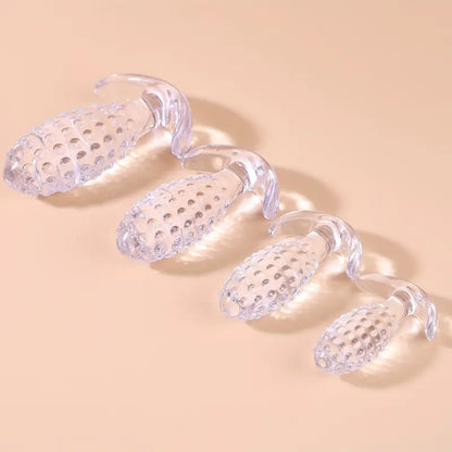 Transparent Butt Plug Anal Plug Dildo For Outing Prostate Stimulation