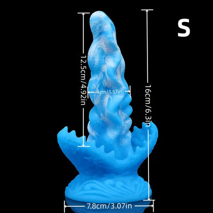 3 Sizes Cannibal Flowers Silicone Anal Plug Stimulate Vagina Anus