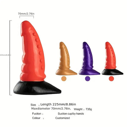 Super Chunky Oversized Mushroom Head Soft Sexy Anal Plug