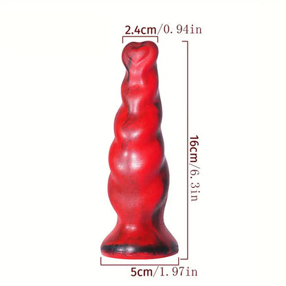 Flexible Suction Cup Anal Massager Adult Couples Intimate Butt Plug