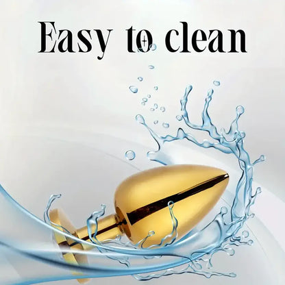 Metal Gem Anal Trainer Exercise Plug For Beginners Experienced Users