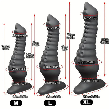 Tentacle Anal Plug Liquid Silicone Soft Butt Plug Anal Dilatation Toy