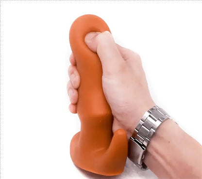 Liquid Silicone Anal Plug Double Hardness Unisex Intimate Play Plug