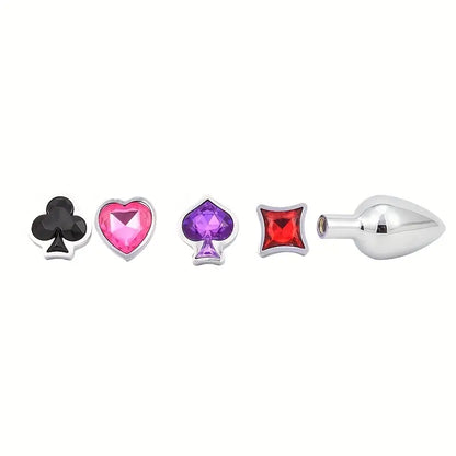 Classic Anal Plug Gem Base For Beginner to Expert Anal Sex Toy