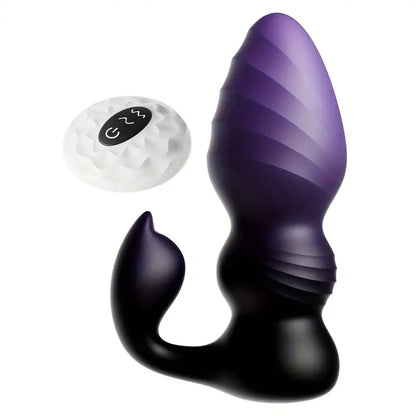 Dual Vibration Motor 7 Frequency Double Earthquake Anal Butt Plug