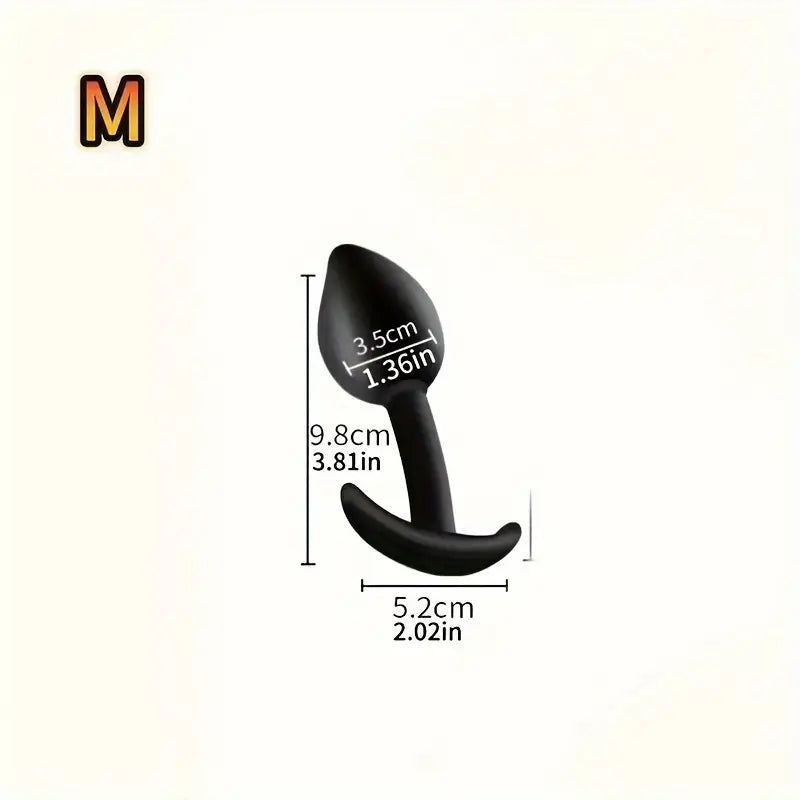 Portable Anal Plug Toy For Men Women Soft Massager Pleasure Accessories