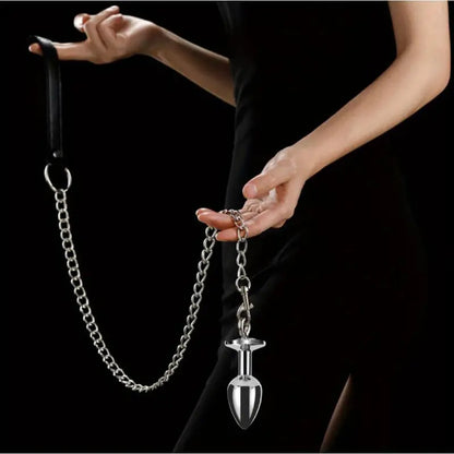 SM Adjustable Anal Plug Detachable Adult Alternative Traction For Flirting