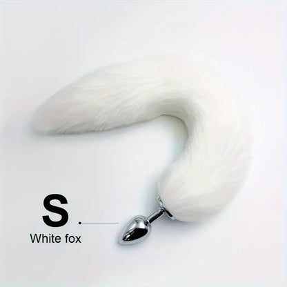 BDSM Five Sizes Dog Tail Anal Plug Animal Tail For Role-playing Sex Games